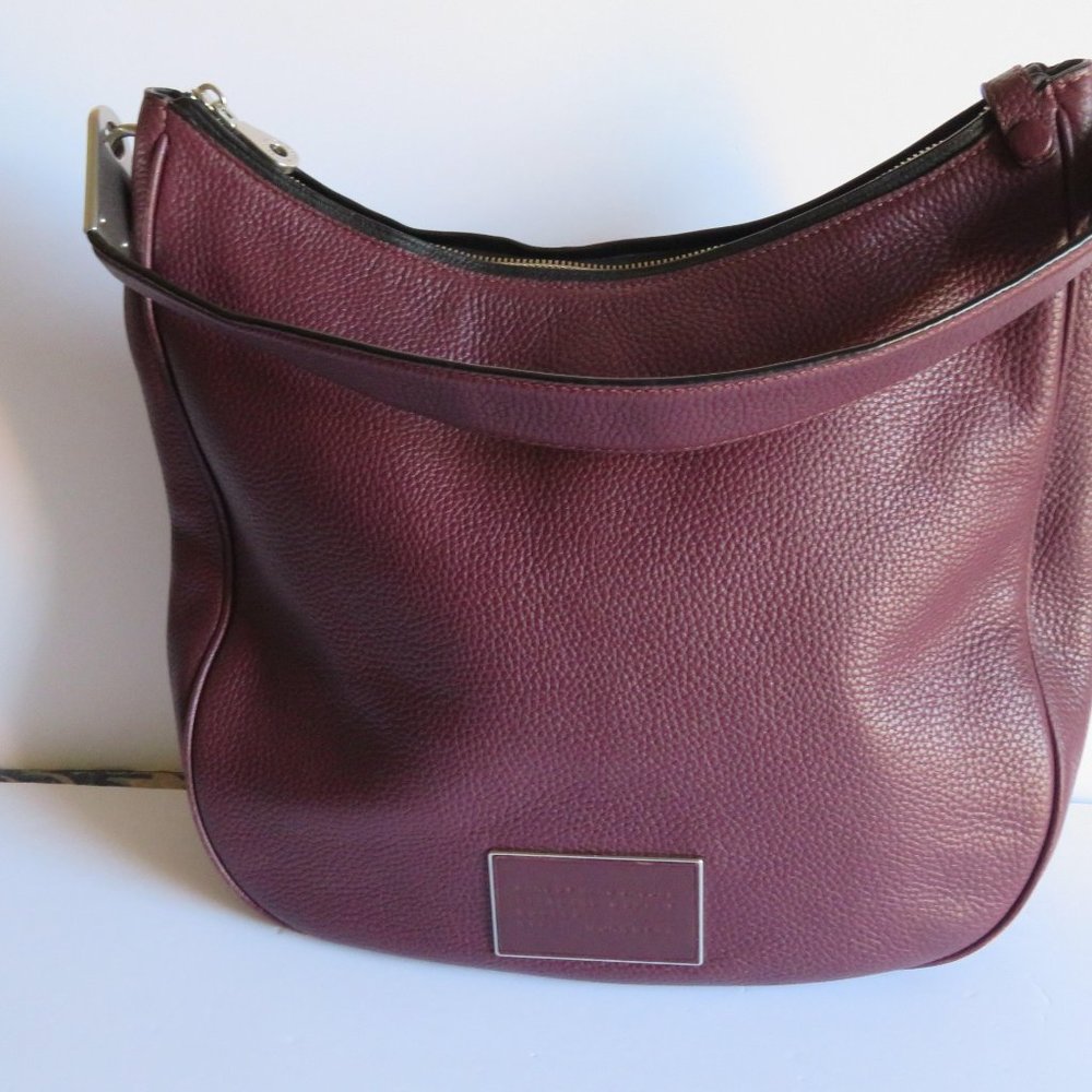 MARC by Marc Jacobs Bucket Handbag, Purse - Eggplant, Burgandy